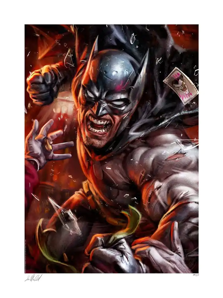 DC Comics Kunstdruck Eternal Enemies: Batman vs The Joker 46 x 61 cm - ungerahmt Produktfoto