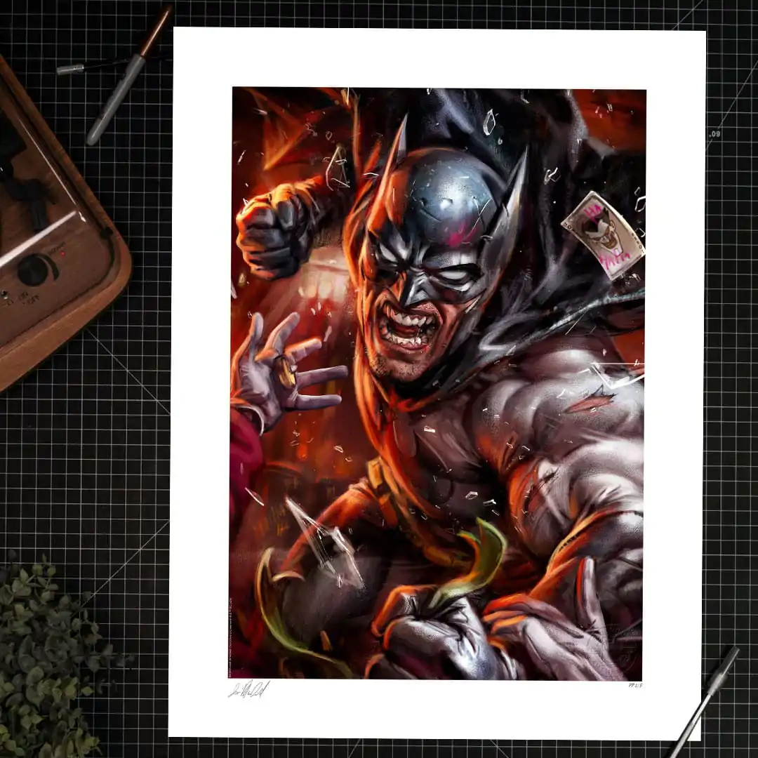 DC Comics Kunstdruck Eternal Enemies: Batman vs The Joker 46 x 61 cm - ungerahmt Produktfoto
