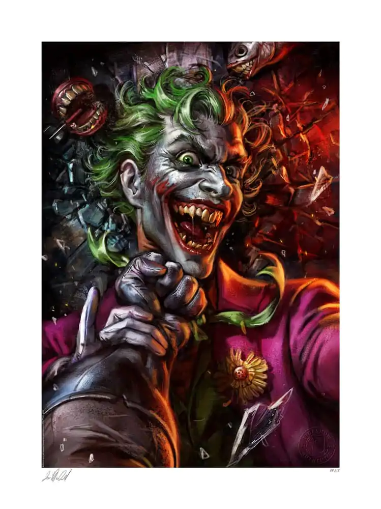DC Comics Kunstdruck Eternal Enemies: The Joker vs Batman 46 x 61 cm - ungerahmt Produktfoto