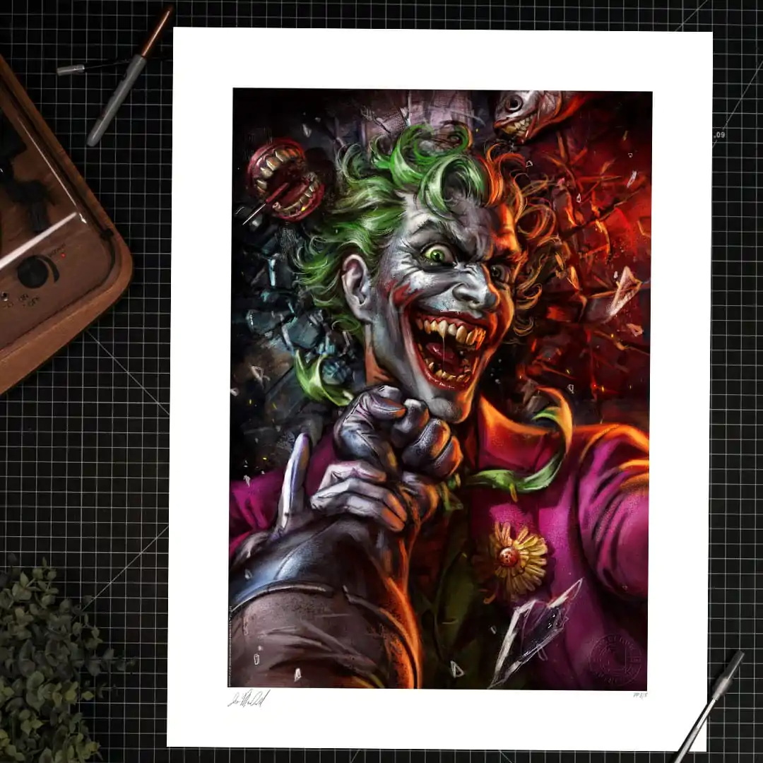 DC Comics Kunstdruck Eternal Enemies: The Joker vs Batman 46 x 61 cm - ungerahmt Produktfoto