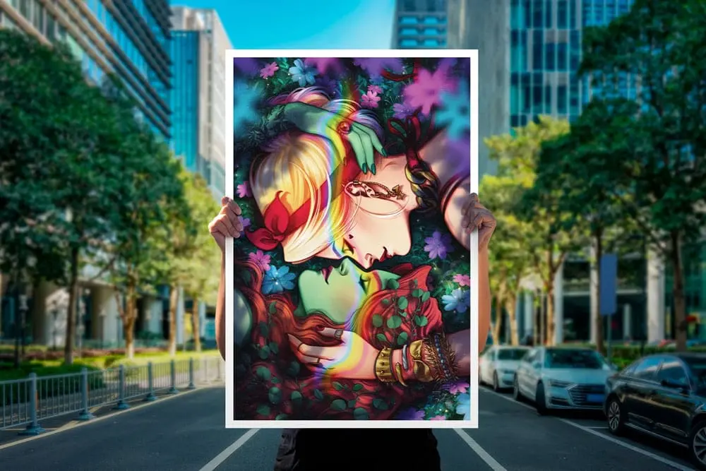 DC Comics Kunstdruck Harley & Ivy 41 x 61 cm - ungerahmt termékfotó