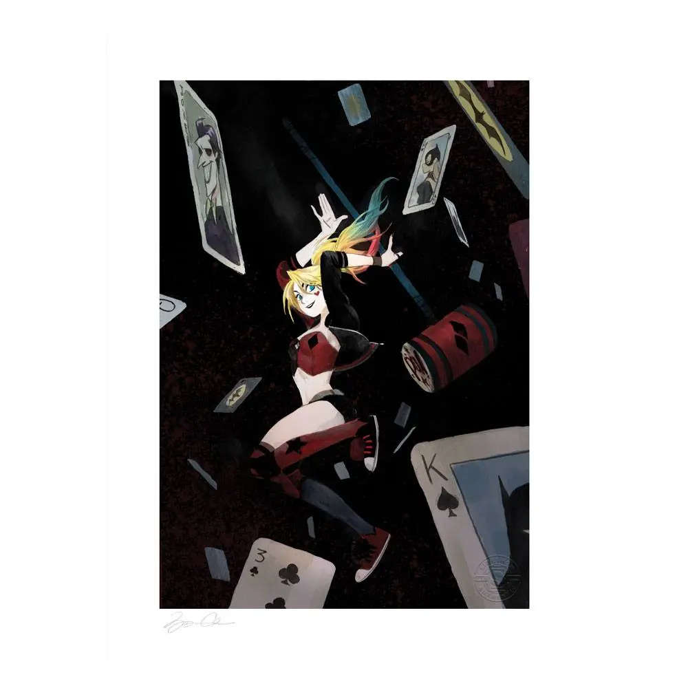 DC Comics Kunstdruck Harley Quinn 46 x 61 cm - ungerahmt Produktfoto
