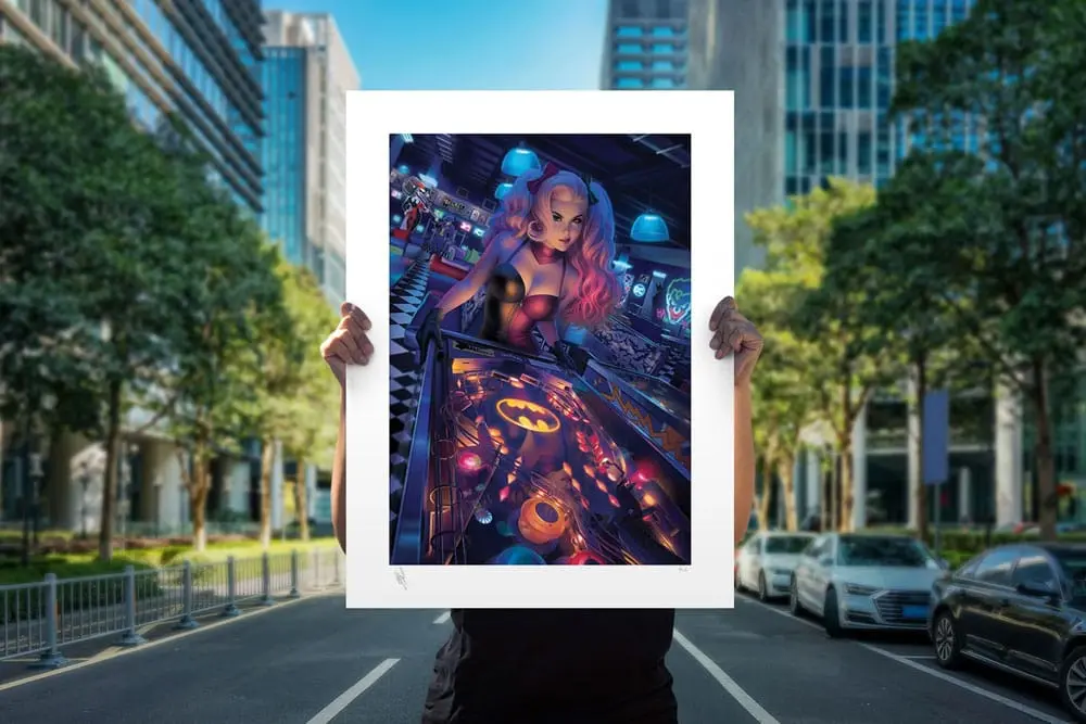 DC Comics Kunstdruck Harley Quinn: Legends of the Dark Knight #1 46 x 61 cm - ungerahmt Produktfoto