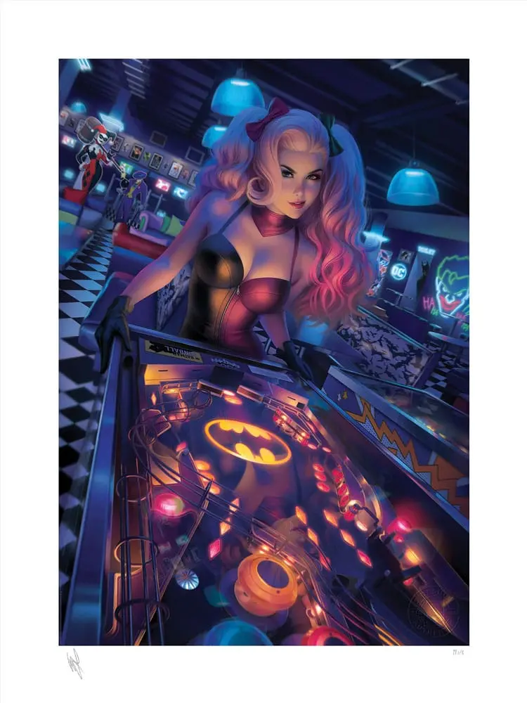 DC Comics Kunstdruck Harley Quinn: Legends of the Dark Knight #1 46 x 61 cm - ungerahmt Produktfoto