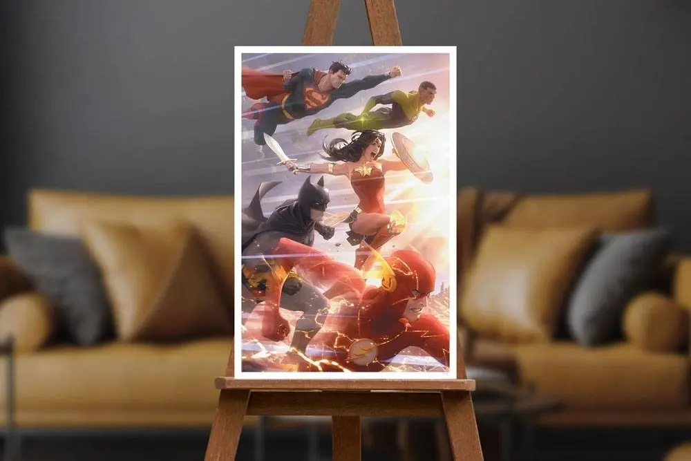DC Comics Kunstdruck Justice League #49 41 x 61 cm - ungerahmt Produktfoto