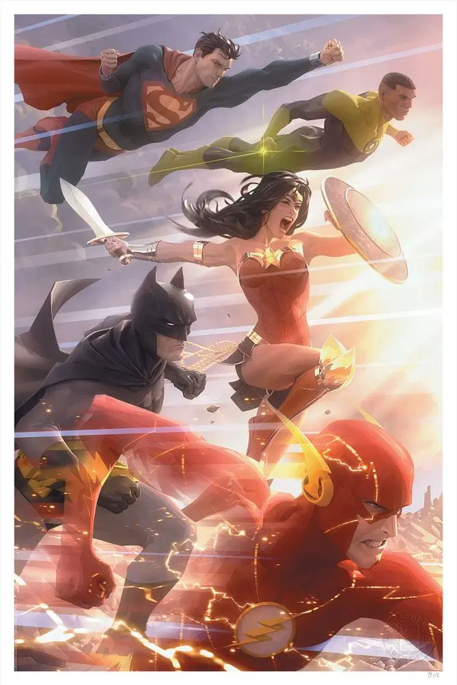 DC Comics Kunstdruck Justice League #49 41 x 61 cm - ungerahmt Produktfoto
