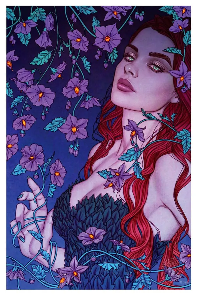 DC Comics Kunstdruck Poison Ivy 41 x 61 cm - ungerahmt Produktfoto