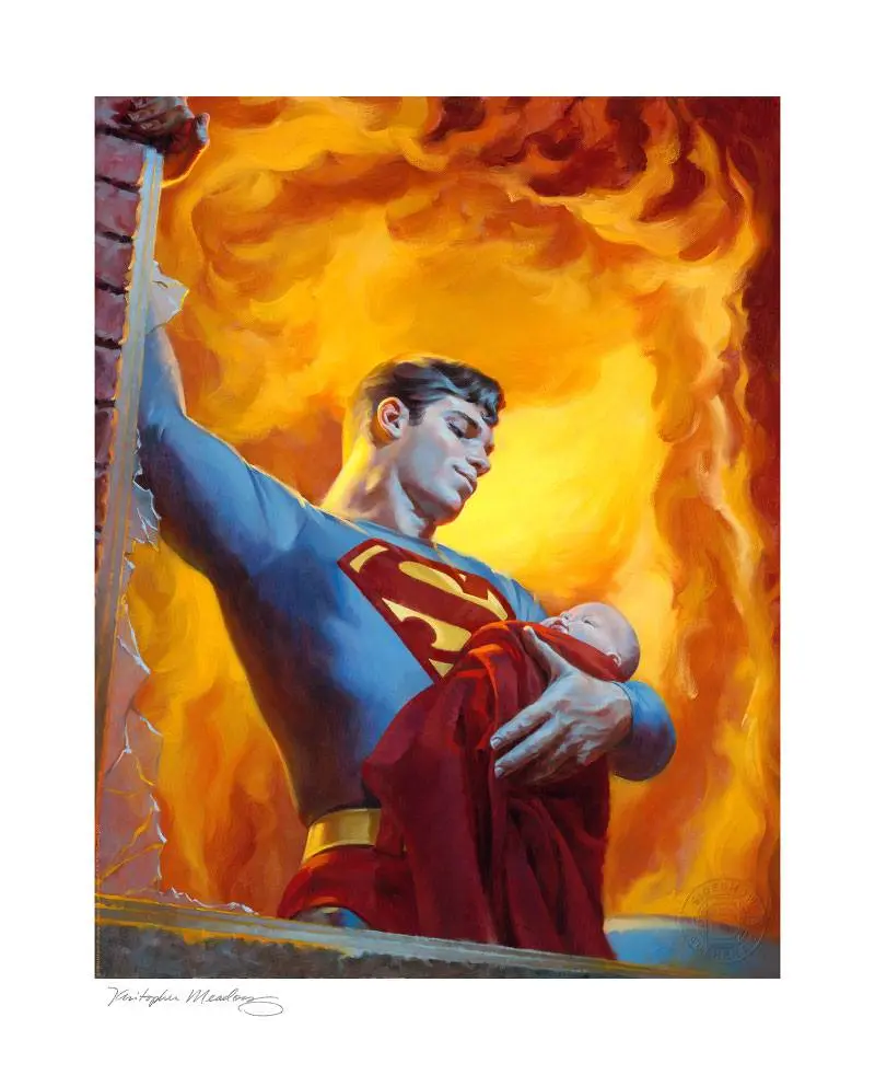 DC Comics Kunstdruck Saving Grace: A Hero's Rescue 46 x 56 cm - ungerahmt Produktfoto