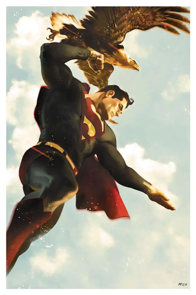 DC Comics Art Print Superman 61 x 41 cm - ungerahmt Produktfoto