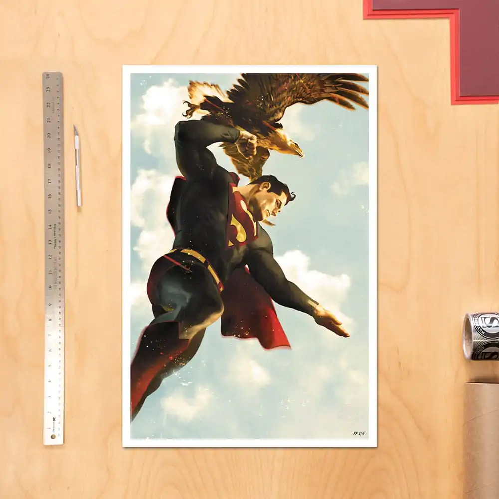 DC Comics Art Print Superman 61 x 41 cm - ungerahmt Produktfoto