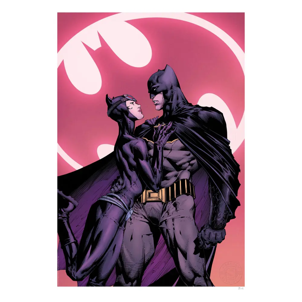 DC Comics Art Print The Bat and the Cat 46 x 61 cm - ungerahmt Produktfoto