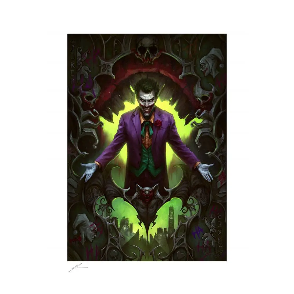 DC Comics Kunstdruck The Joker: Wild Card 46 x 61 cm - ungerahmt Produktfoto