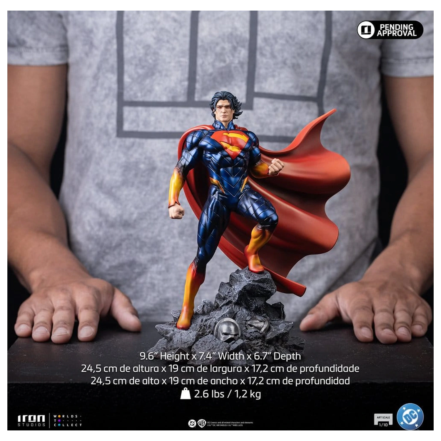 DC Comics Art Scale Statue 1/10 Superman Absolute 25 cm Produktfoto