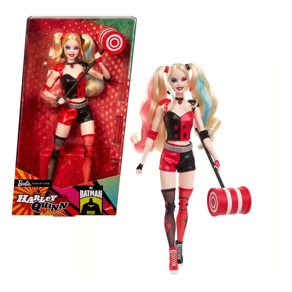 DC Comics Barbie Signature Puppe Harley Quinn (Batman 85th Anniversary) Produktfoto