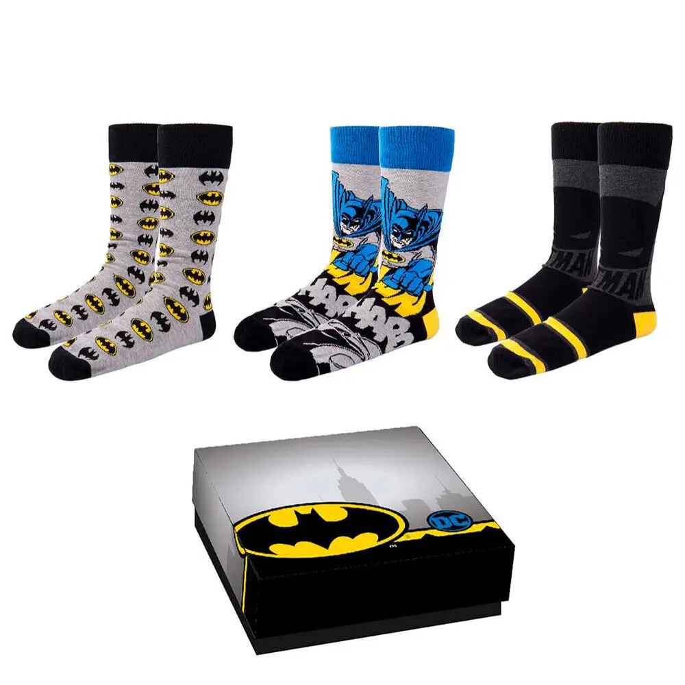 DC Comics Socken 3er-Pack Batman 36-41 termékfotó