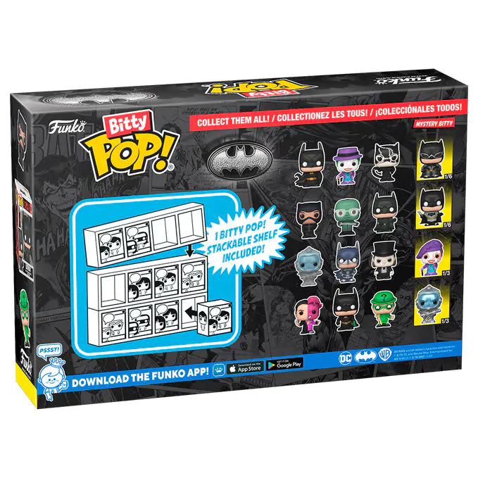 DC Comics Batman 85th Anniversary Bitty Funko POP! Vinyl Figuren 4er-Pack Mr. Freeze termékfotó