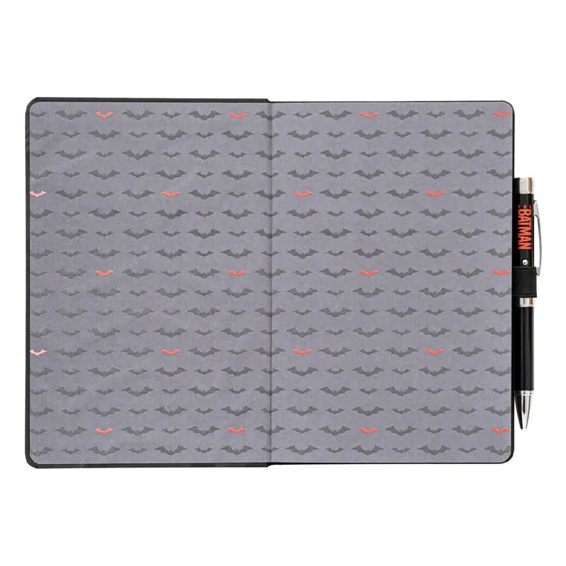 DC Comics Batman A5 Notizbuch und Projektorstift Produktfoto