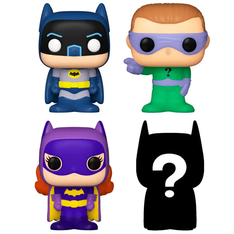 DC Bitty POP! Vinyl Figuren 4er-Pack Batman Adam West 2,5 cm termékfotó