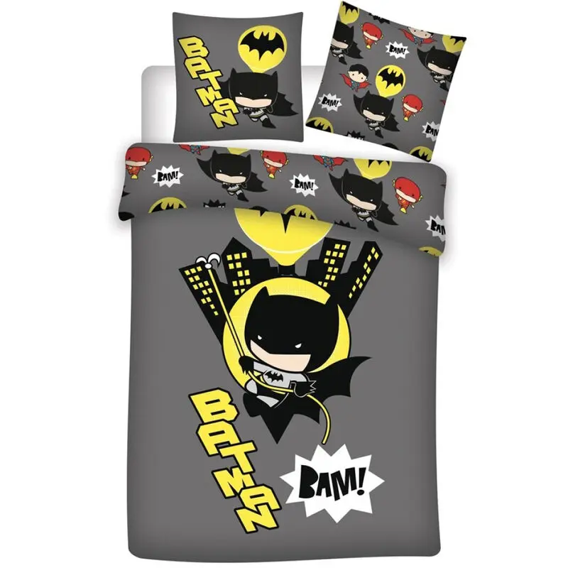 DC Comics Batman Chibi Mikrofaser Bettbezug Bett 90cm Produktfoto
