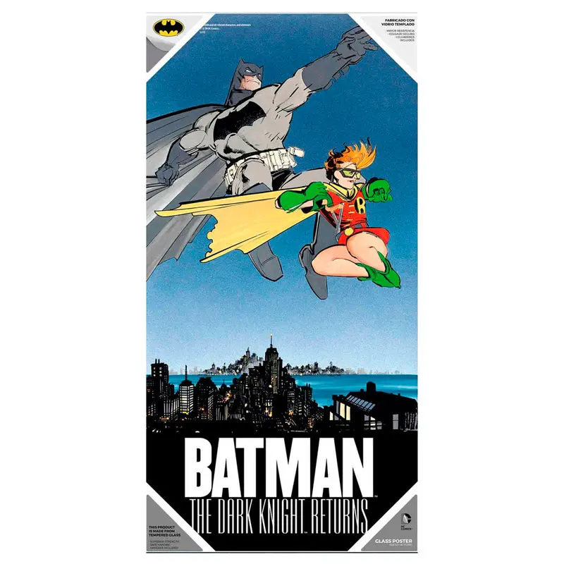 DC Comics Batman and Robin Glasplakat termékfotó