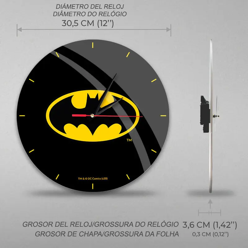 DC Comics Batman Wanduhr Produktfoto