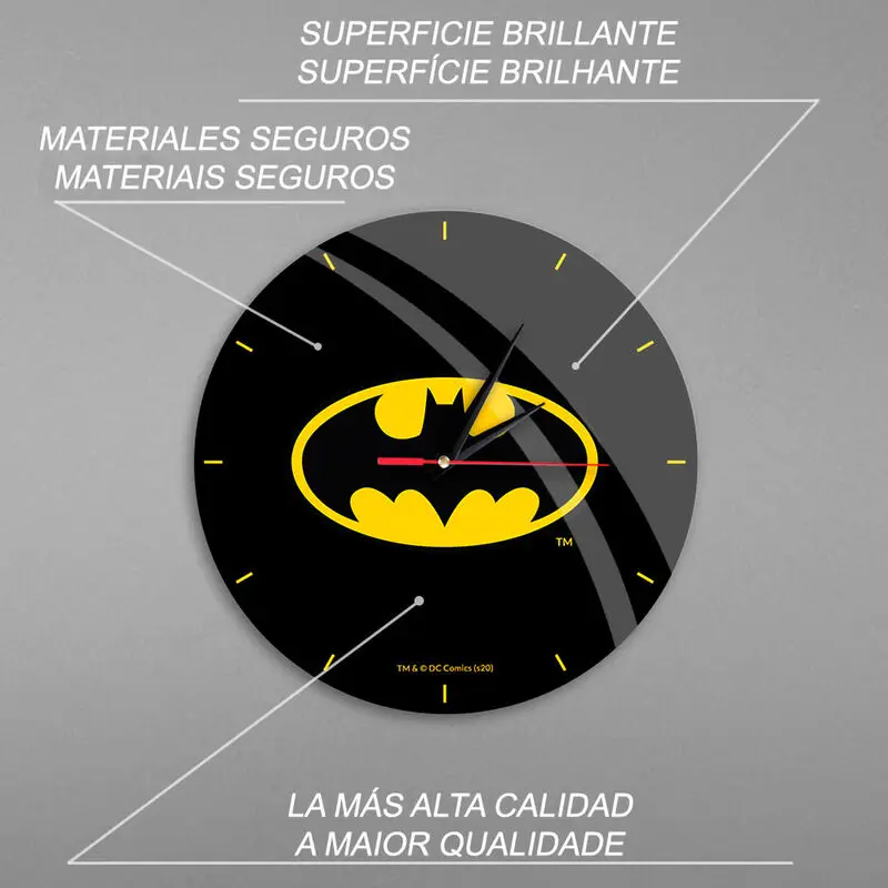 DC Comics Batman Wanduhr Produktfoto