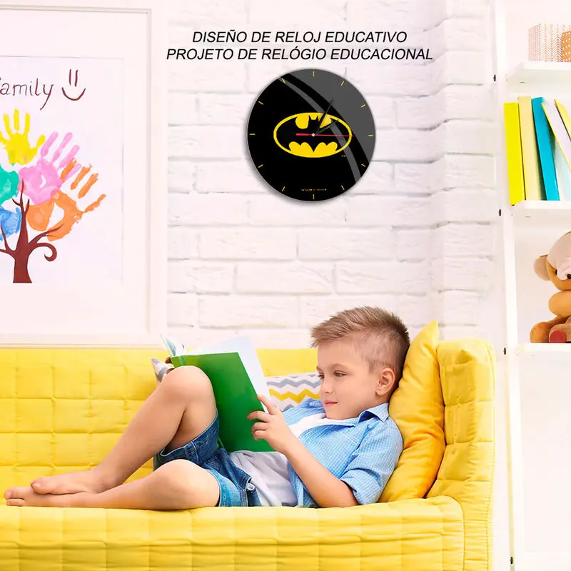 DC Comics Batman Wanduhr Produktfoto