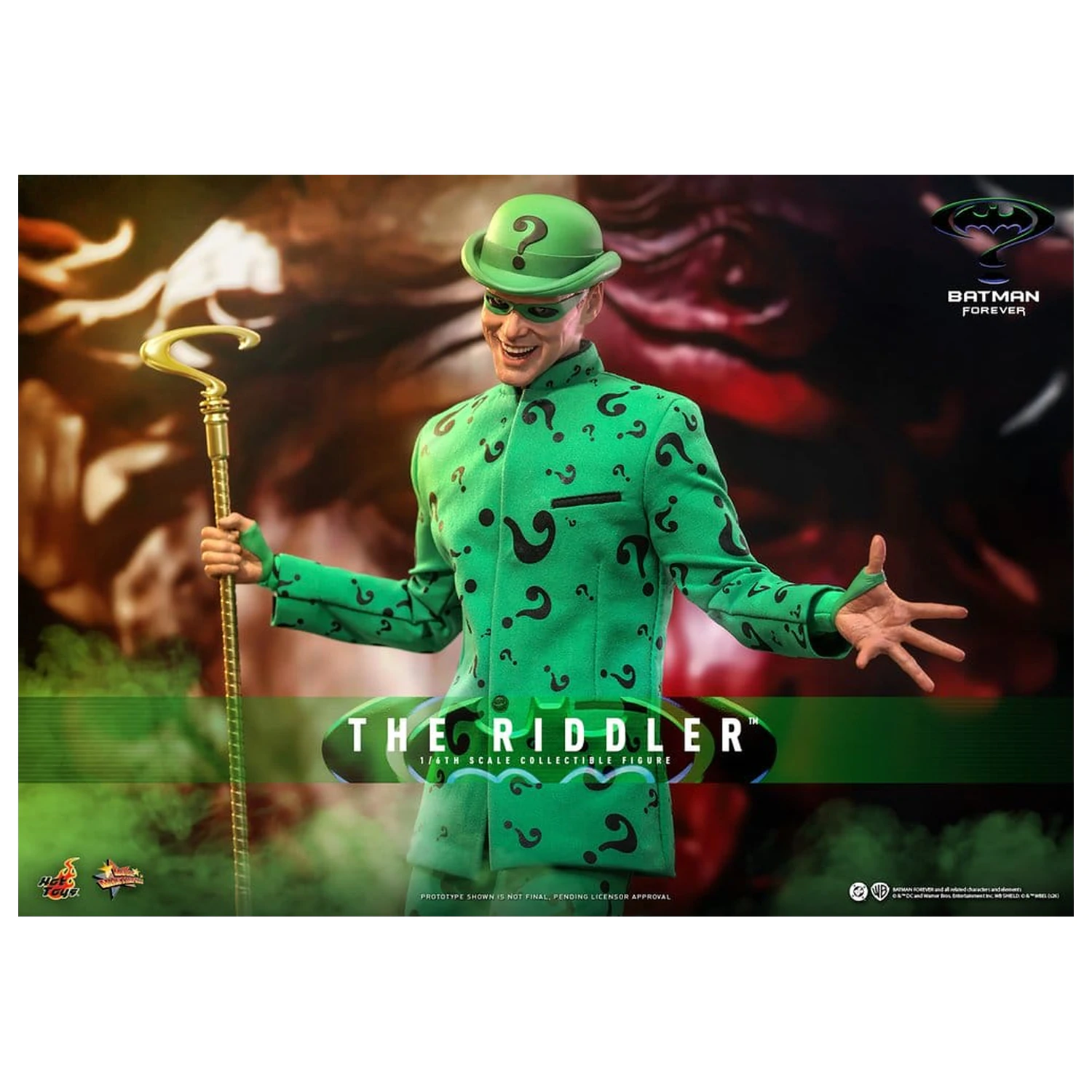 DC Comics Batman Forever Movie Masterpiece Actionfigur 1/6 Riddler 31 cm Produktfoto