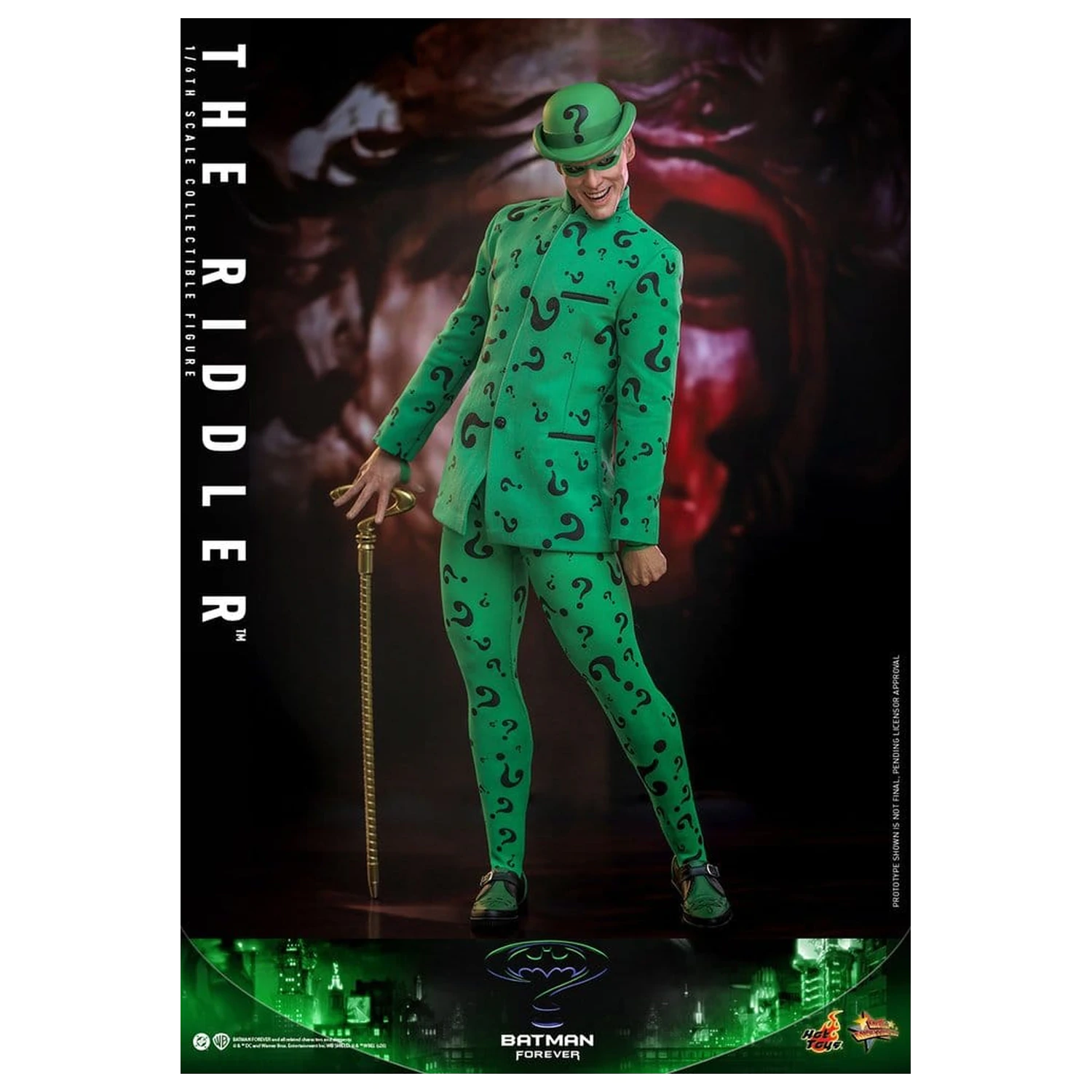 DC Comics Batman Forever Movie Masterpiece Actionfigur 1/6 Riddler 31 cm Produktfoto