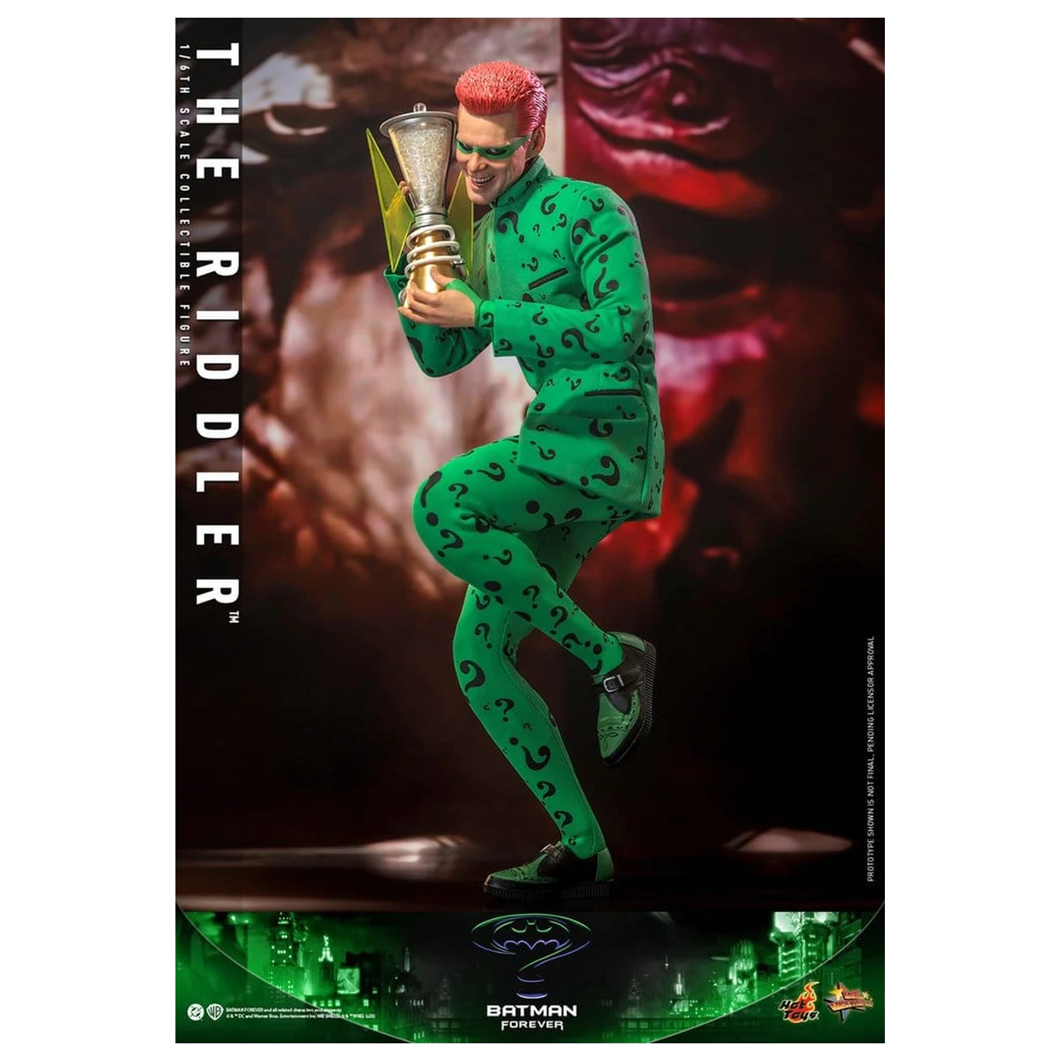DC Comics Batman Forever Movie Masterpiece Actionfigur 1/6 Riddler 31 cm Produktfoto