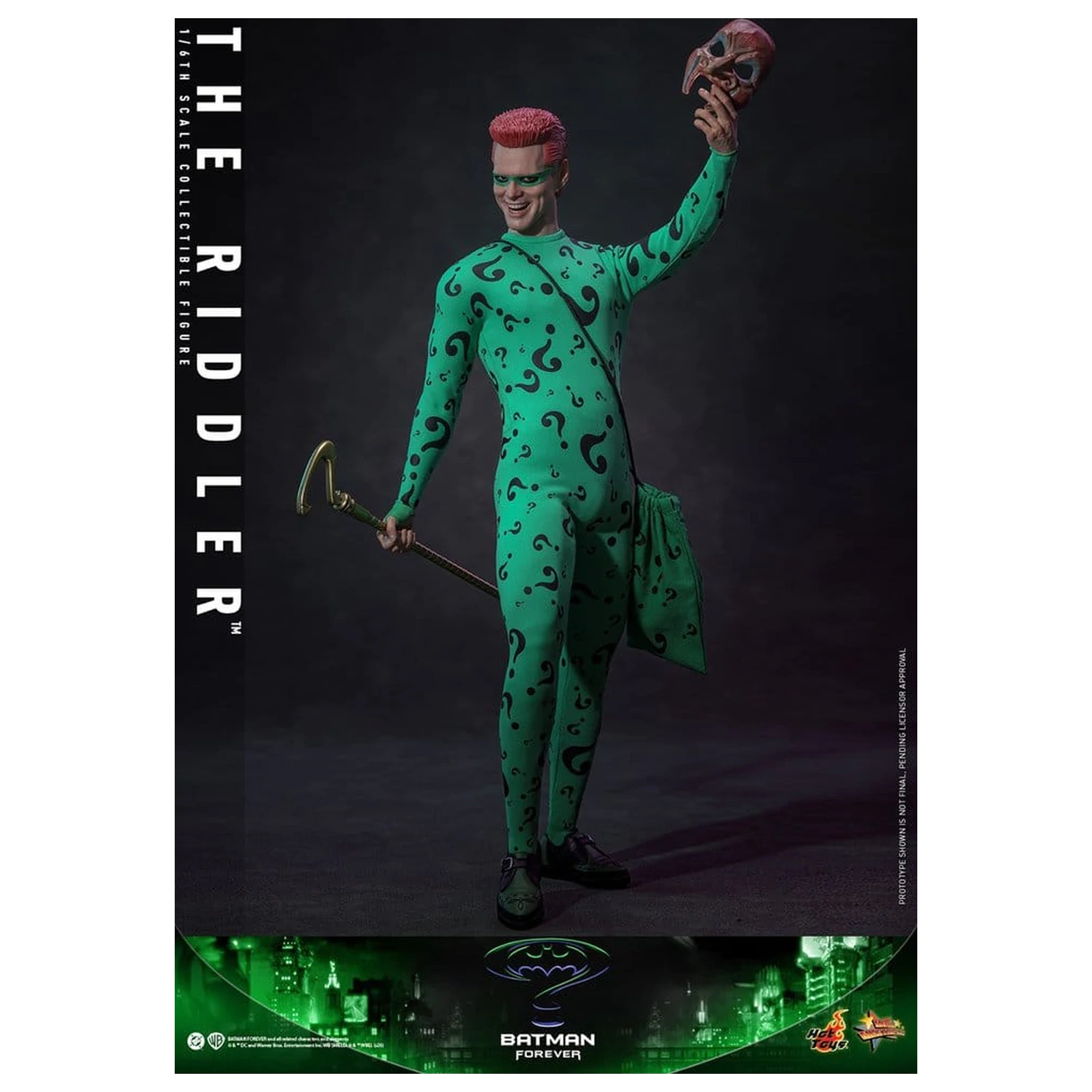 DC Comics Batman Forever Movie Masterpiece Actionfigur 1/6 Riddler 31 cm Produktfoto