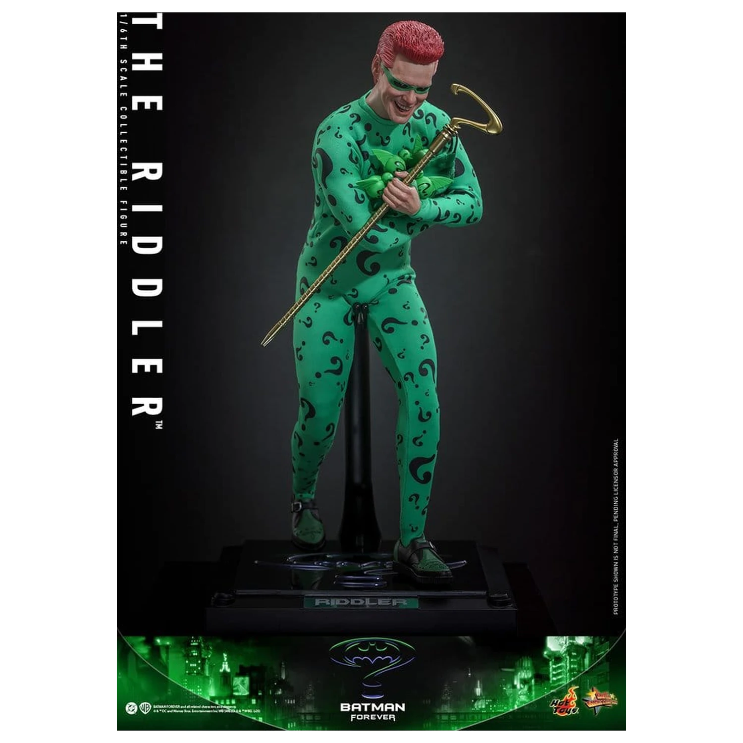 DC Comics Batman Forever Movie Masterpiece Actionfigur 1/6 Riddler 31 cm Produktfoto
