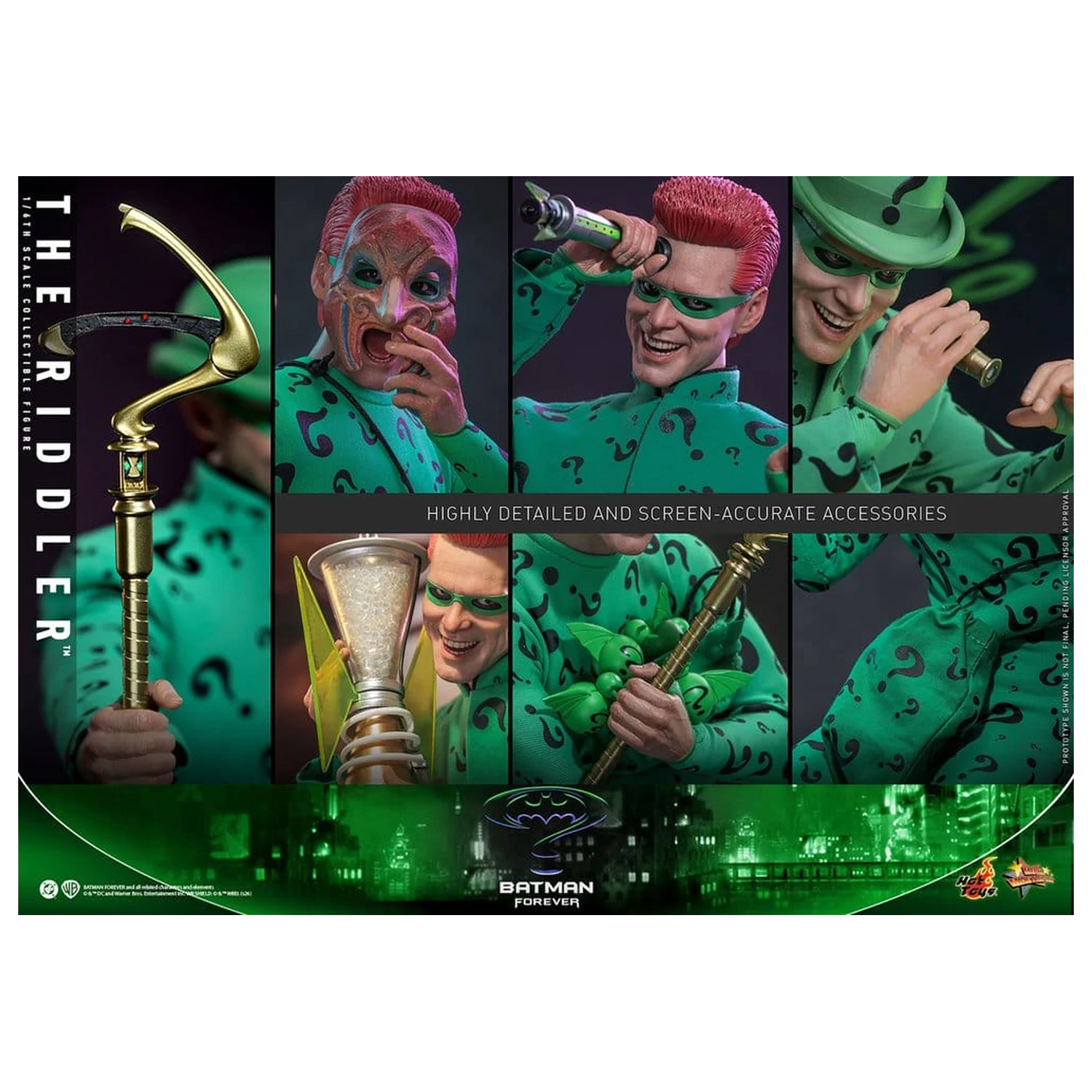 DC Comics Batman Forever Movie Masterpiece Actionfigur 1/6 Riddler 31 cm Produktfoto