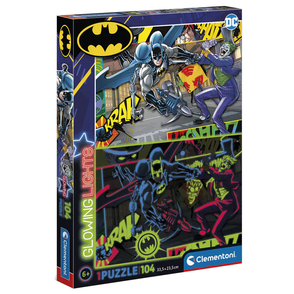 DC Comics Batman glowing Puzzle 104St Produktfoto