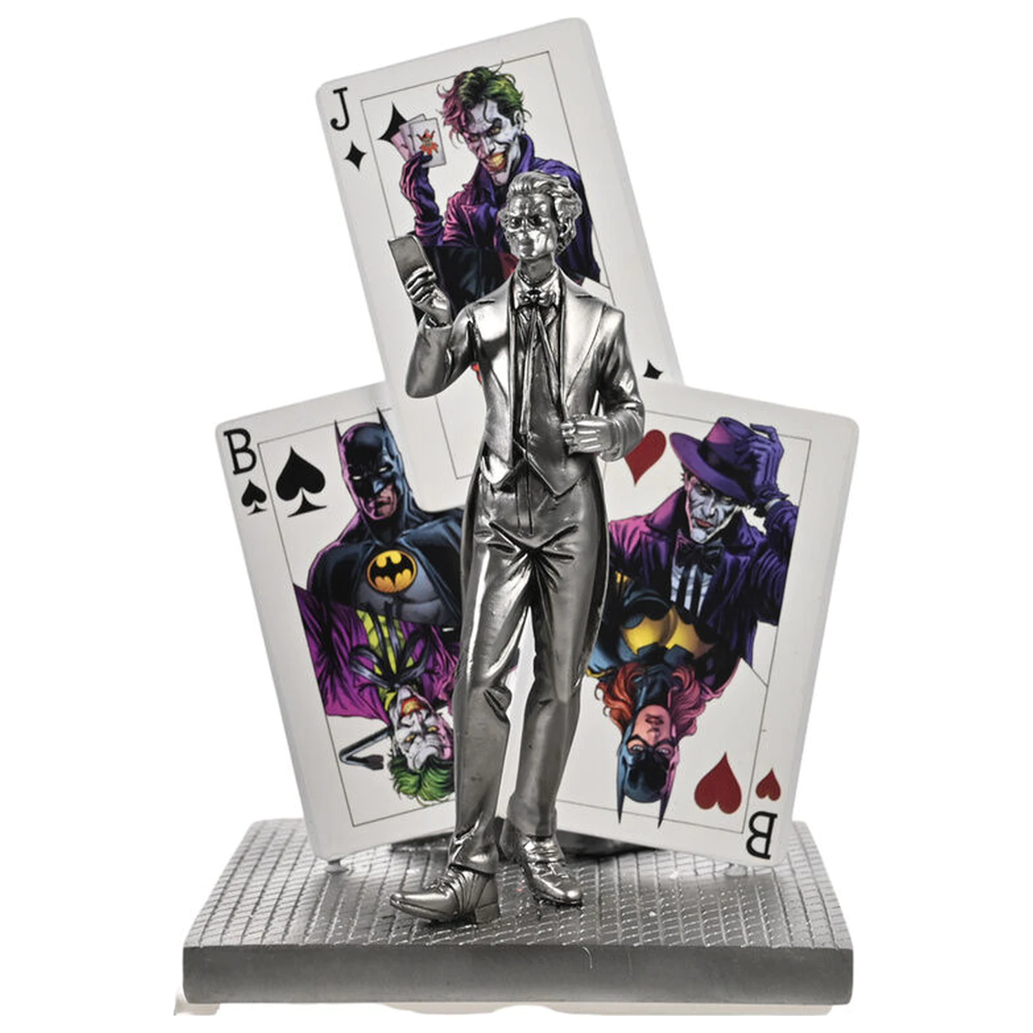 DC Comics Batman & Joker Kartenstapel Figur Produktfoto