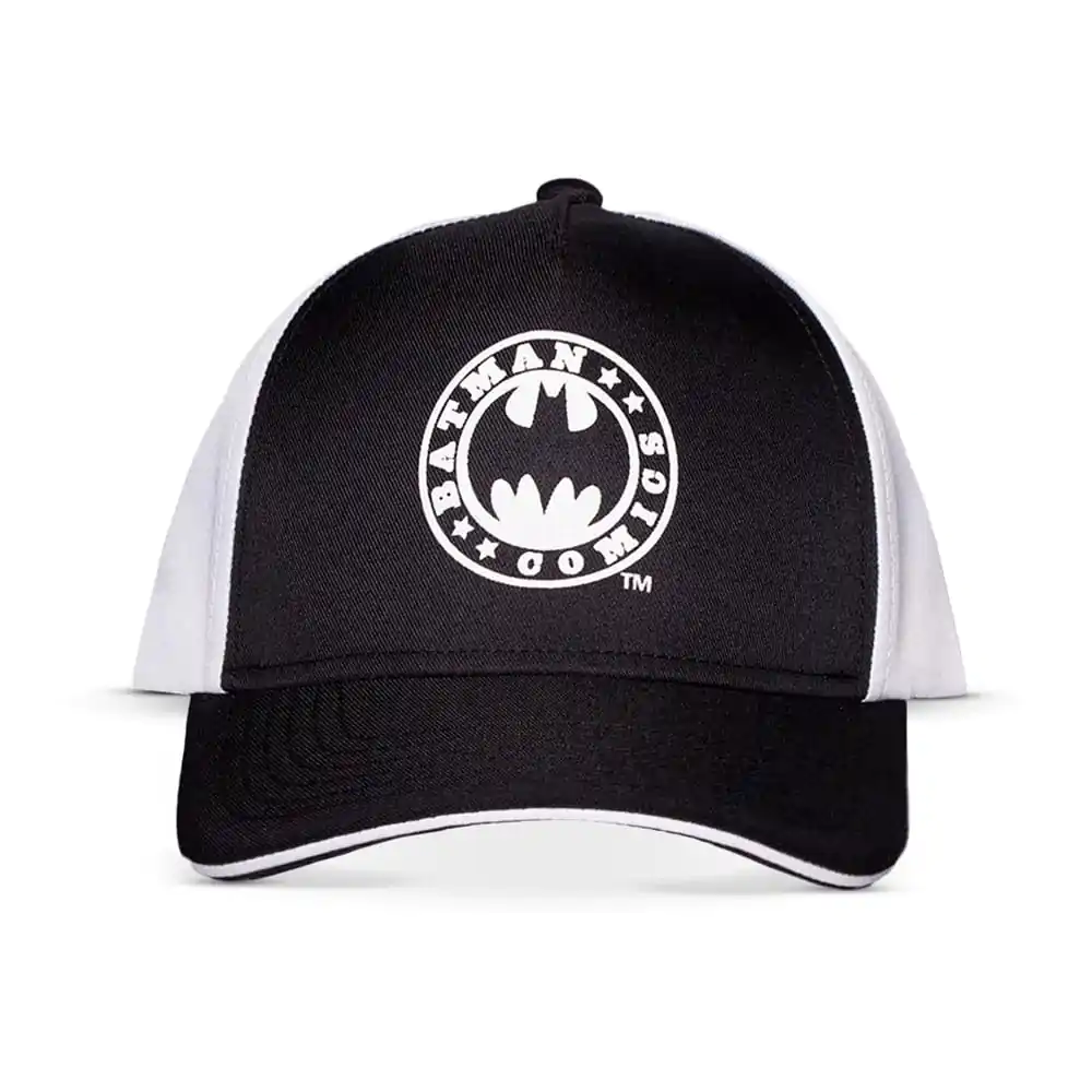 DC Comics Baseball Cap Batman Logo Black & White termékfotó