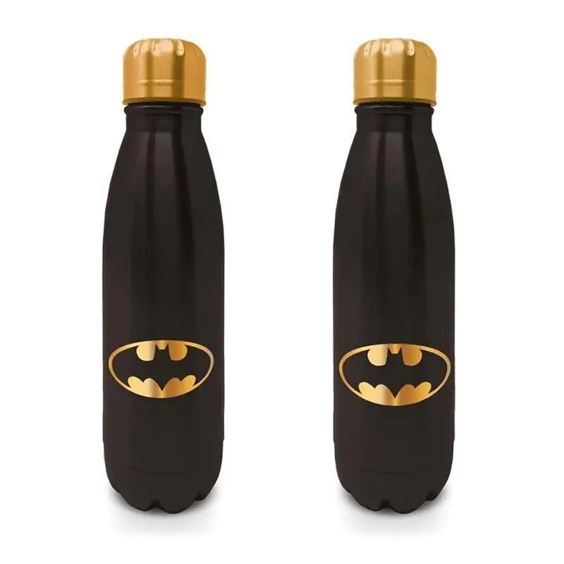 DC Comics Batman Logo Edelstahl Flasche Produktfoto