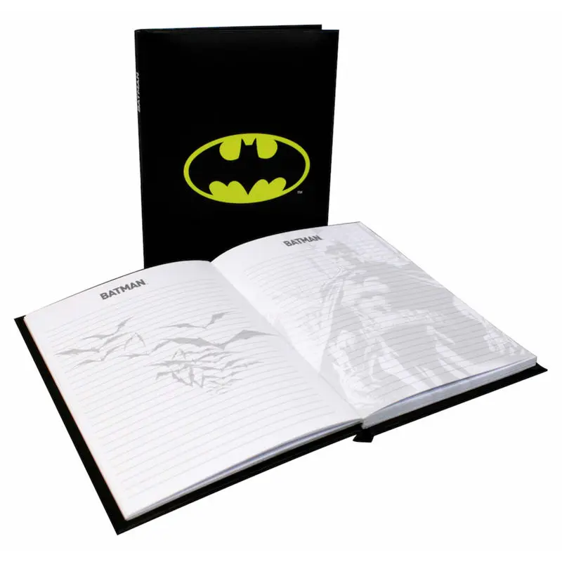 DC Comics Batman logo Licht Notizbuch Produktfoto