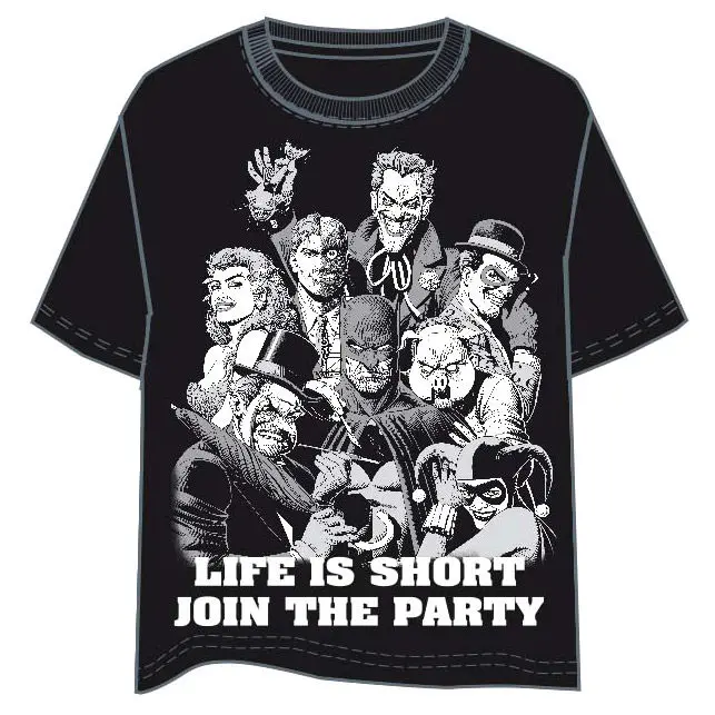 DC Comics Batman Party Erwachsenen T-Shirt Produktfoto