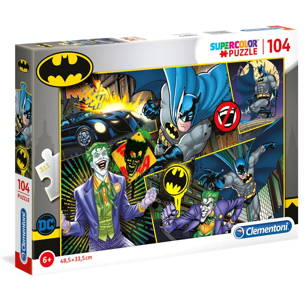 DC Comics Supercolor Jigsaw Puzzle Batman (104 Stücke) Produktfoto