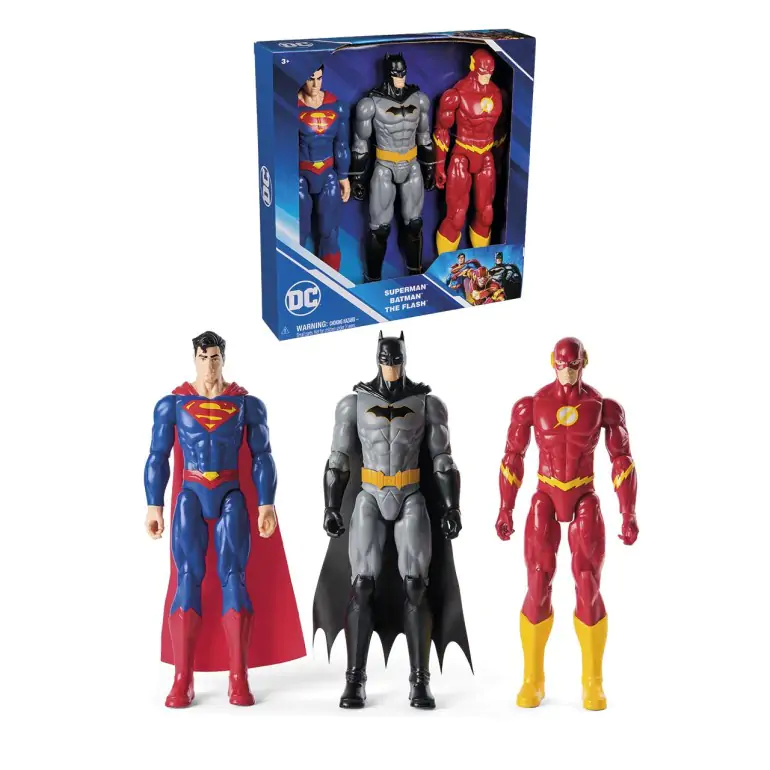 DC Comics Batman Superman Flash 3-er Pack Figuren 30cm termékfotó