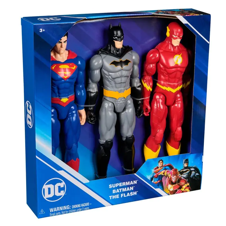 DC Comics Batman Superman Flash 3-er Pack Figuren 30cm termékfotó