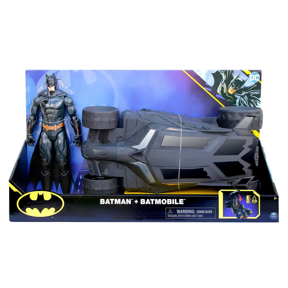 DC Comics Batmobil + Batman Figur 30cm termékfotó