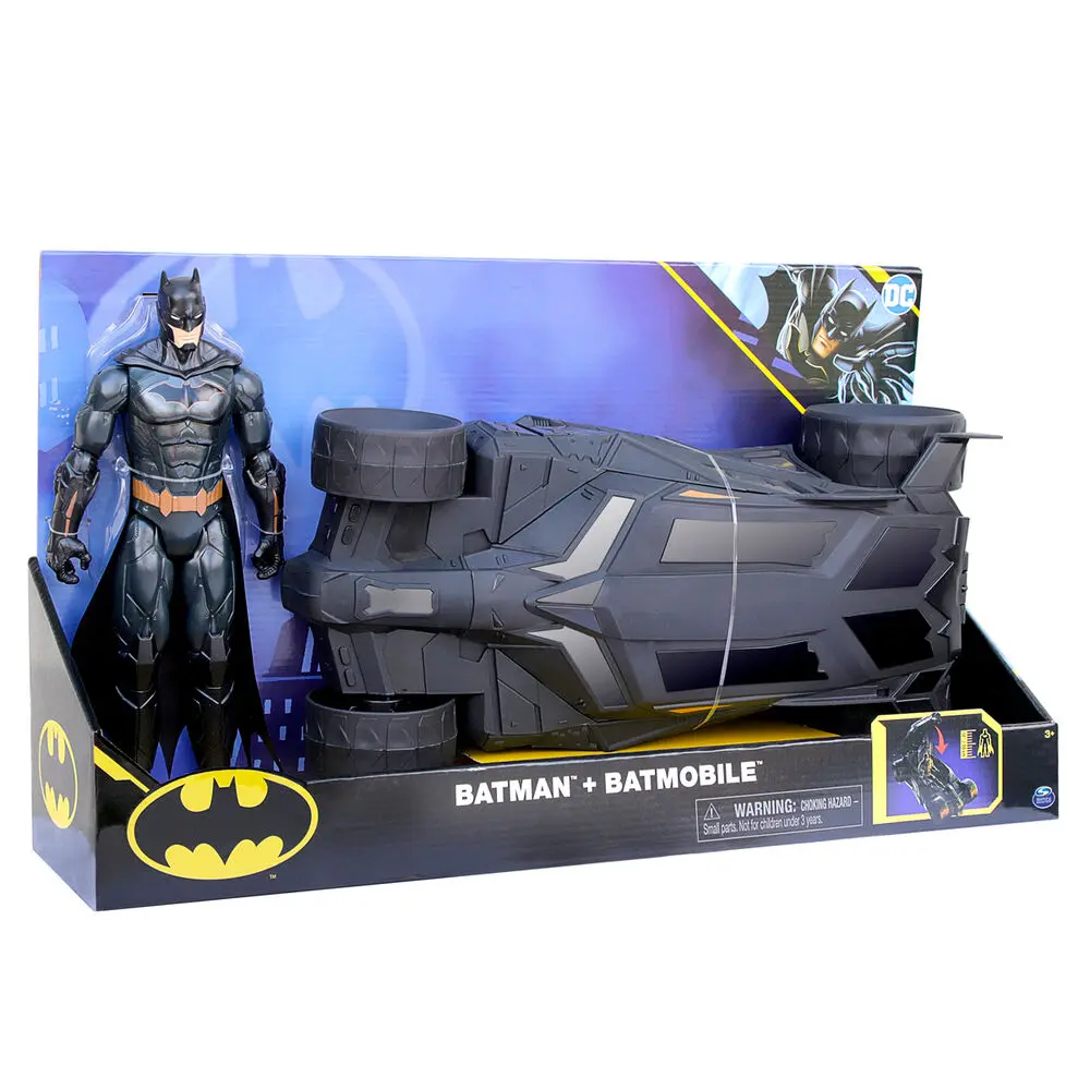 DC Comics Batmobil + Batman Figur 30cm termékfotó