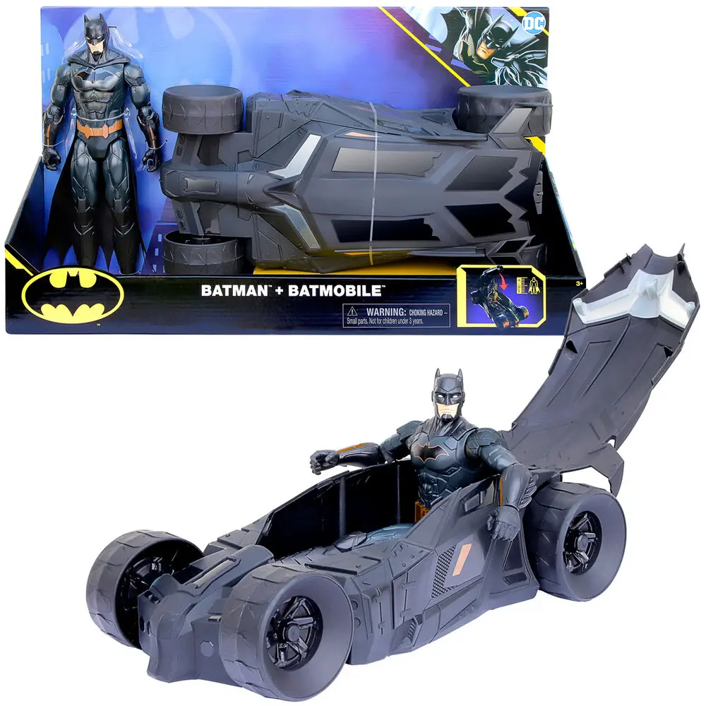 DC Comics Batmobil + Batman Figur 30cm termékfotó