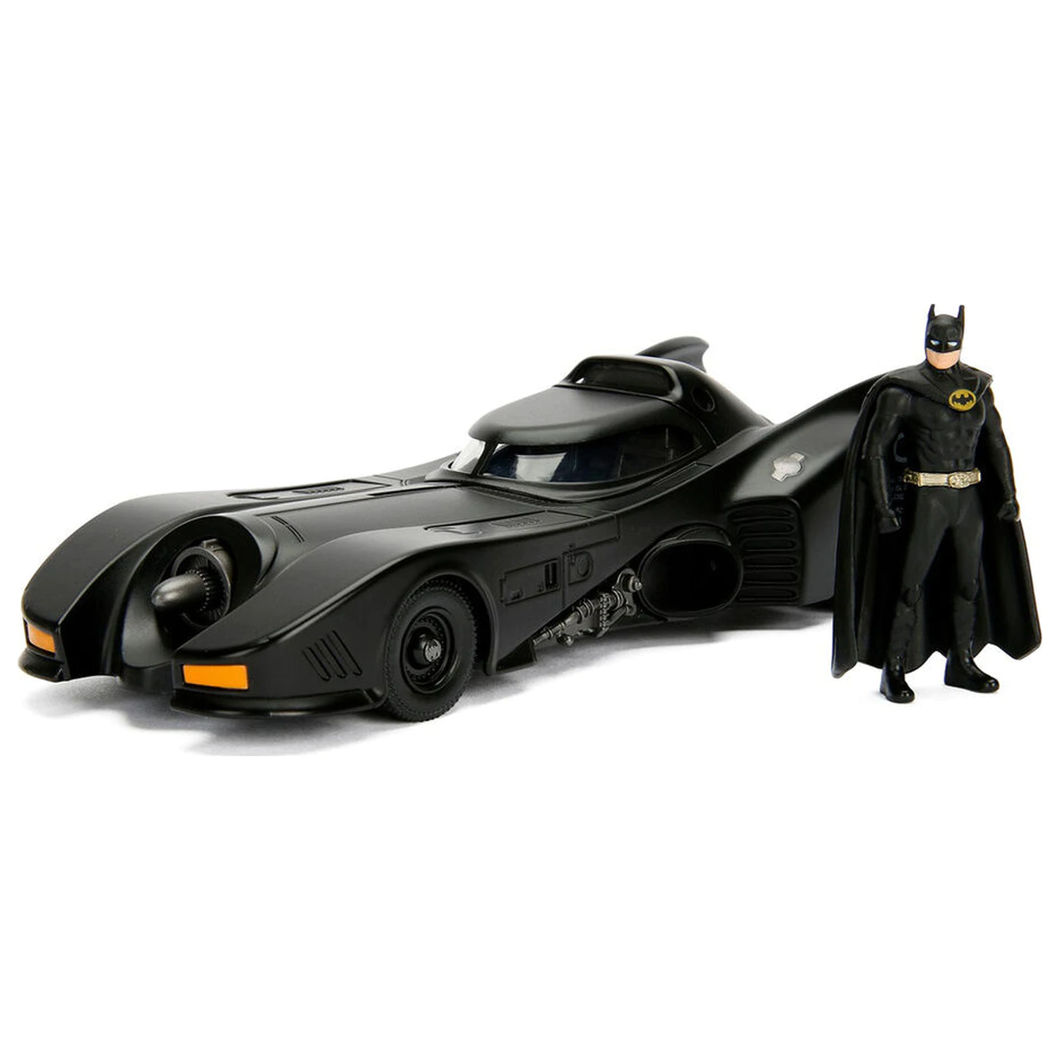 DC Comics Batmovil Metallauto + Batman Figur Set Produktfoto