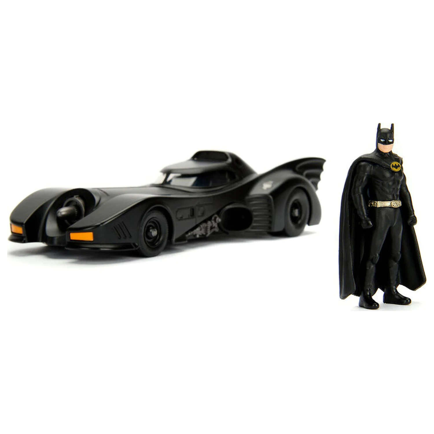 DC Comics Batmovil Metallauto + Batman Figur Set Produktfoto