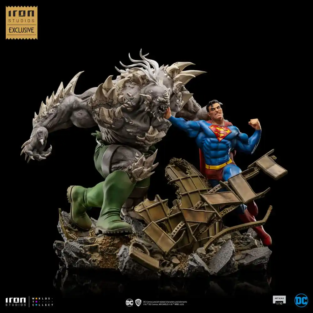 DC Comics BDS Art Scale Statue 1/10 Superman vs Doomsday heo EU Exclusive 30 cm termékfotó