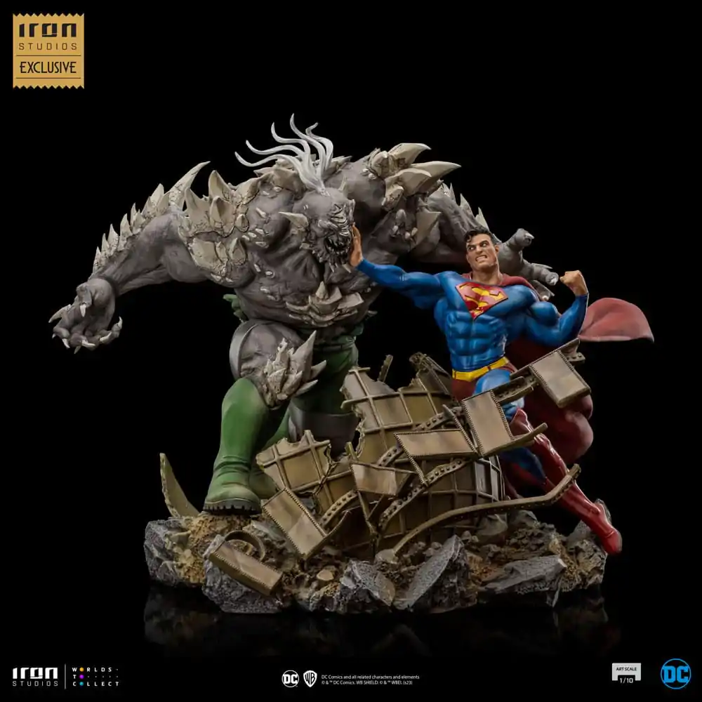 DC Comics BDS Art Scale Statue 1/10 Superman vs Doomsday heo EU Exclusive 30 cm termékfotó