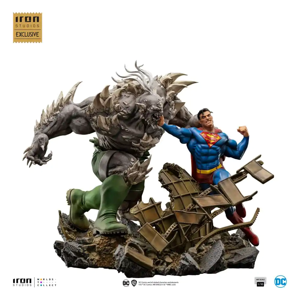 DC Comics BDS Art Scale Statue 1/10 Superman vs Doomsday heo EU Exclusive 30 cm termékfotó